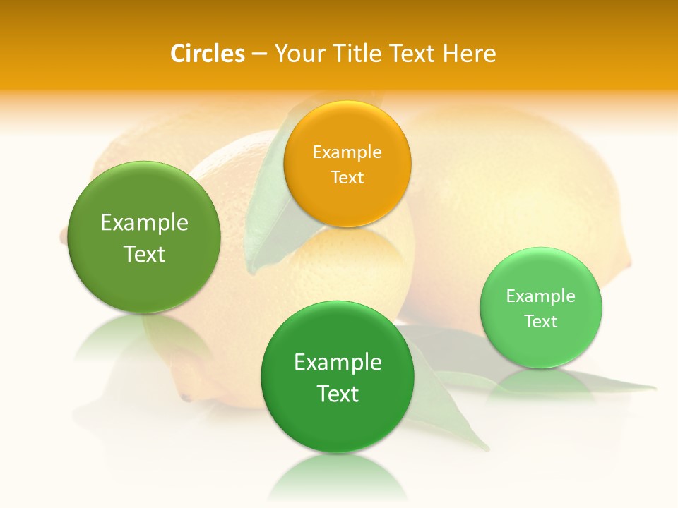 Fresh Yellow Healthy Eating PowerPoint Template