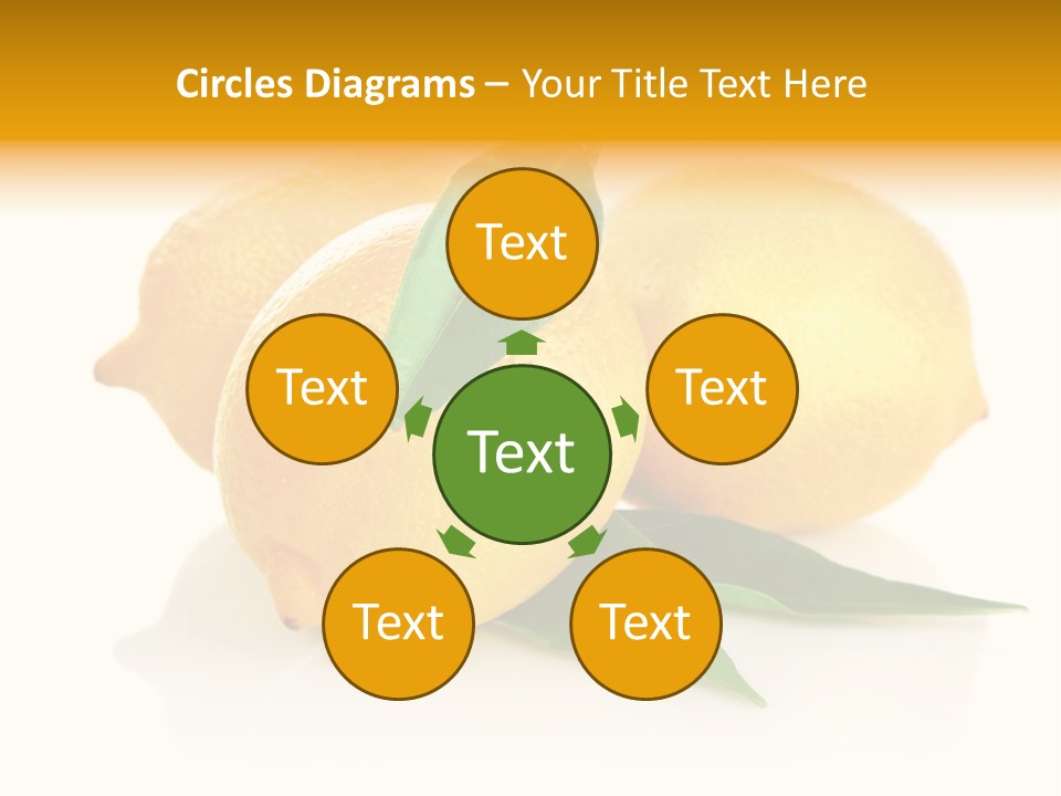 Fresh Yellow Healthy Eating PowerPoint Template