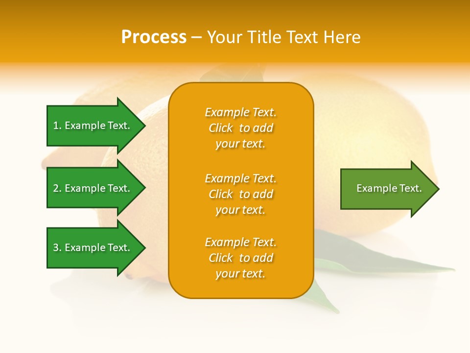 Fresh Yellow Healthy Eating PowerPoint Template