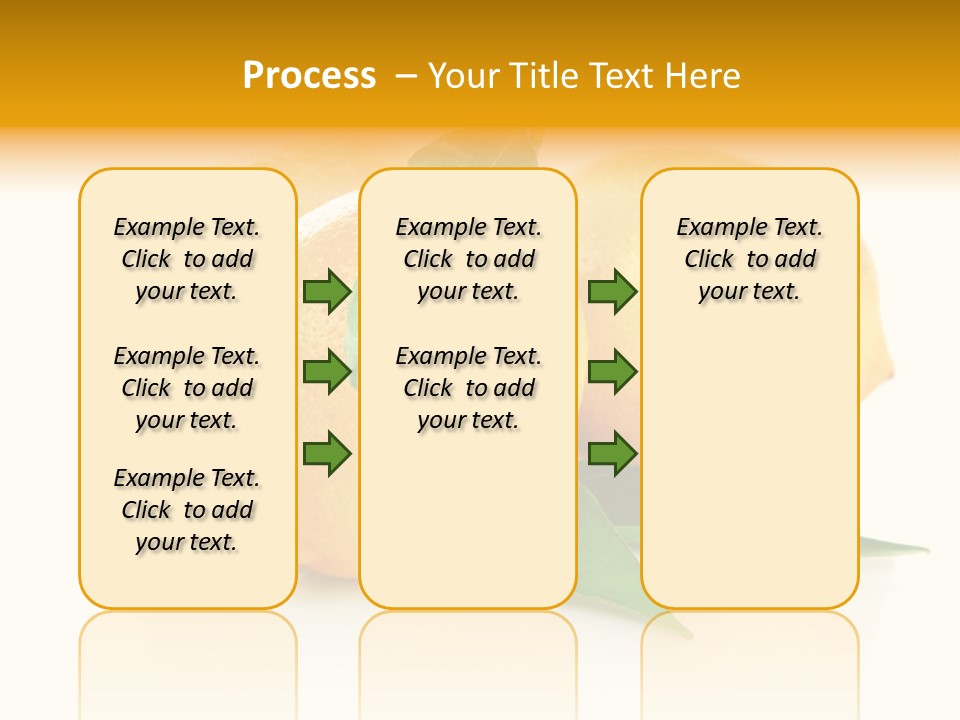 Fresh Yellow Healthy Eating PowerPoint Template