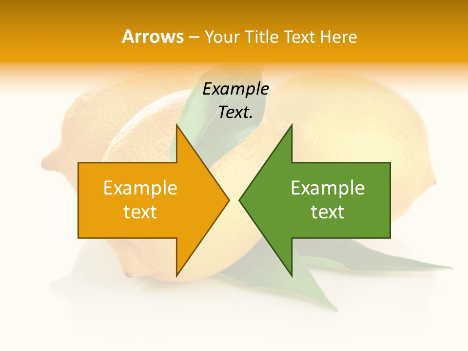 Fresh Yellow Healthy Eating PowerPoint Template