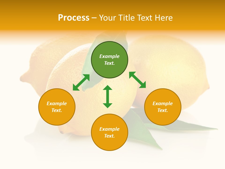 Fresh Yellow Healthy Eating PowerPoint Template