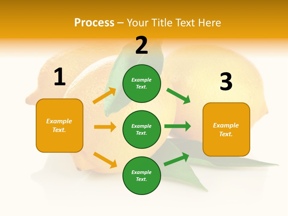 Fresh Yellow Healthy Eating PowerPoint Template