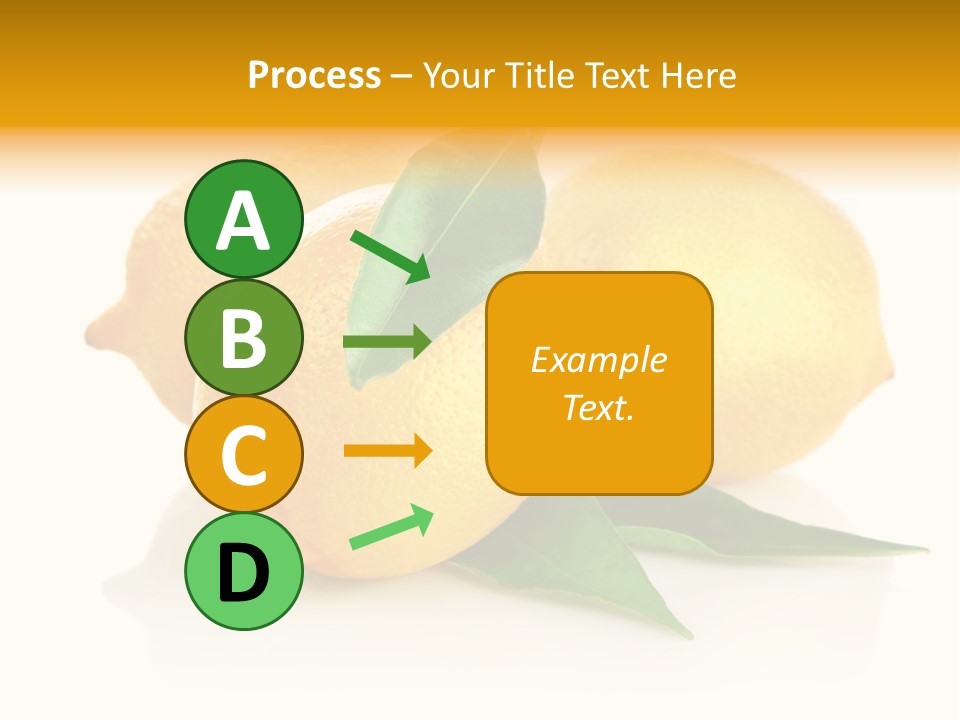Fresh Yellow Healthy Eating PowerPoint Template