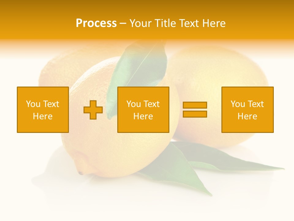 Fresh Yellow Healthy Eating PowerPoint Template