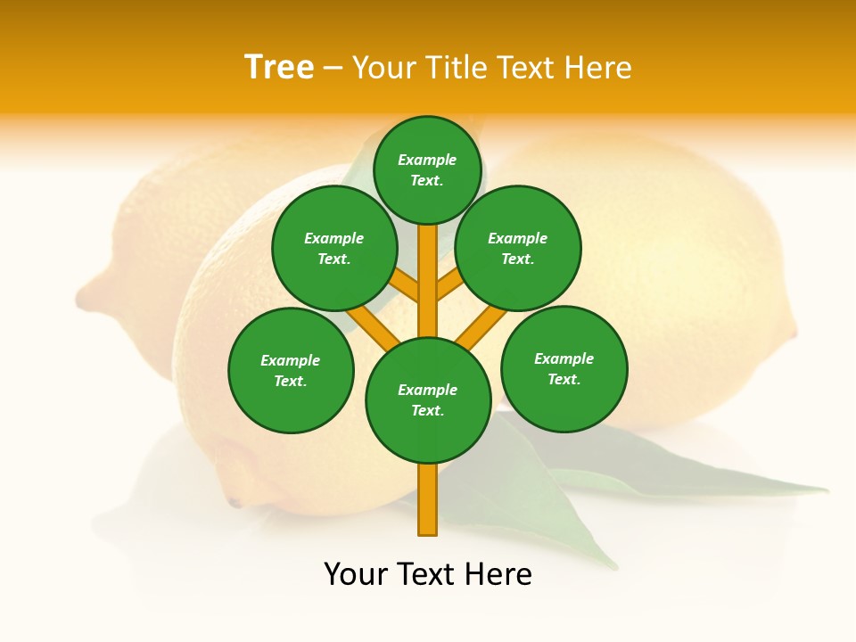 Fresh Yellow Healthy Eating PowerPoint Template
