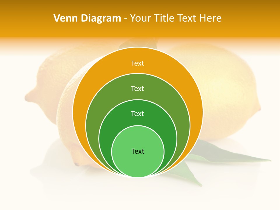 Fresh Yellow Healthy Eating PowerPoint Template