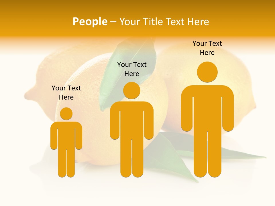 Fresh Yellow Healthy Eating PowerPoint Template