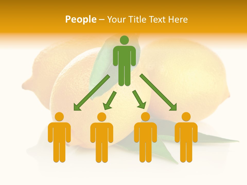 Fresh Yellow Healthy Eating PowerPoint Template