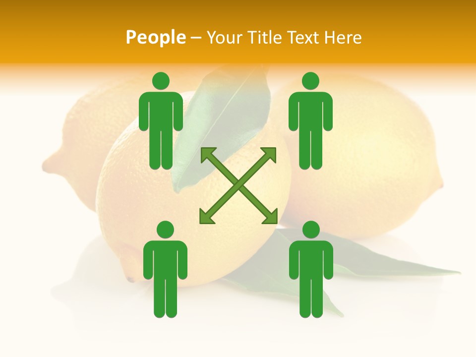 Fresh Yellow Healthy Eating PowerPoint Template