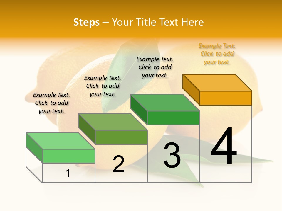 Fresh Yellow Healthy Eating PowerPoint Template