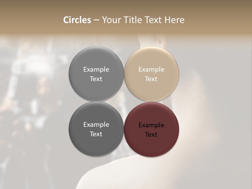 Actress Crowded Group PowerPoint Template
