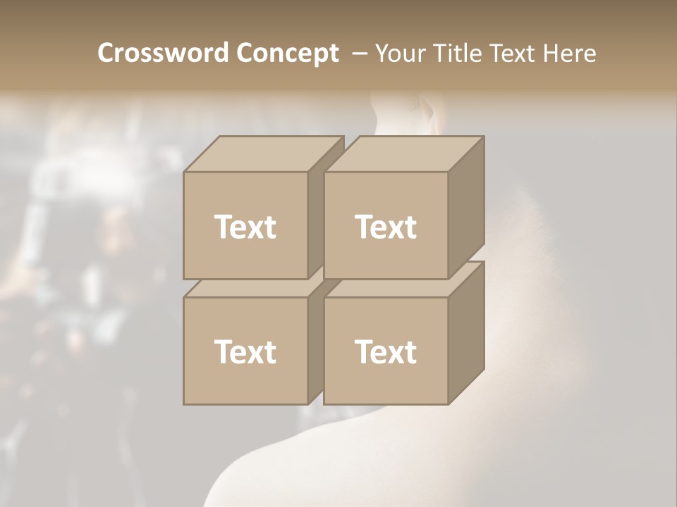 Actress Crowded Group PowerPoint Template