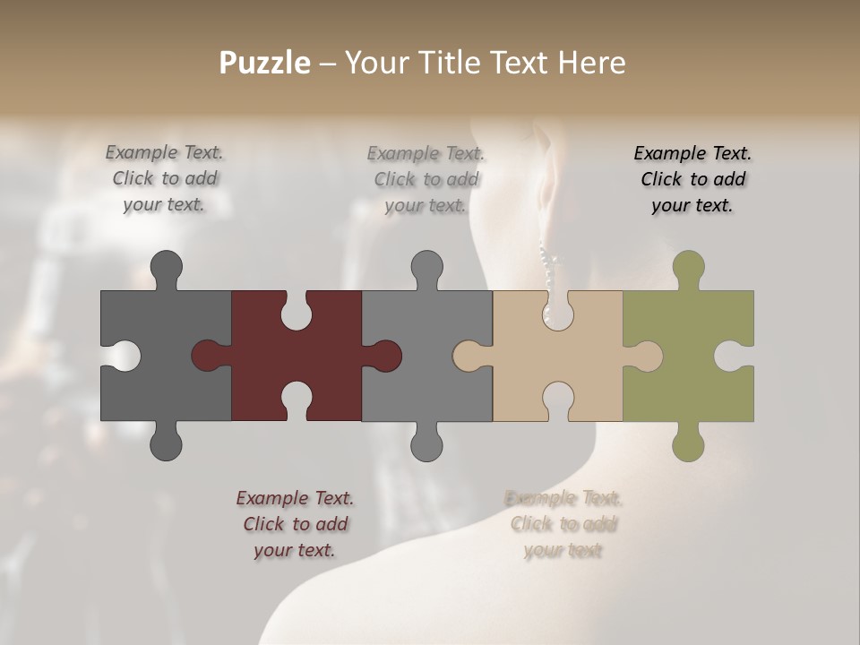 Actress Crowded Group PowerPoint Template