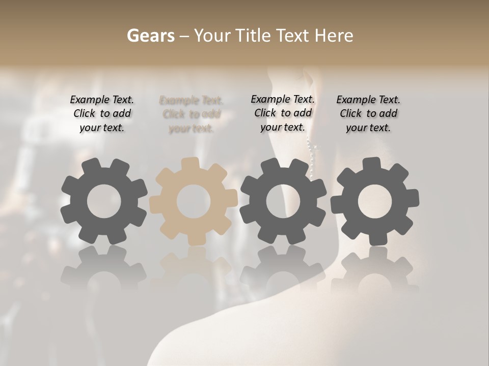 Actress Crowded Group PowerPoint Template