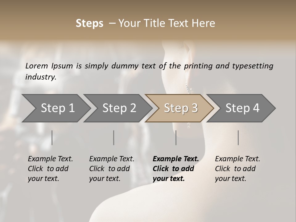 Actress Crowded Group PowerPoint Template