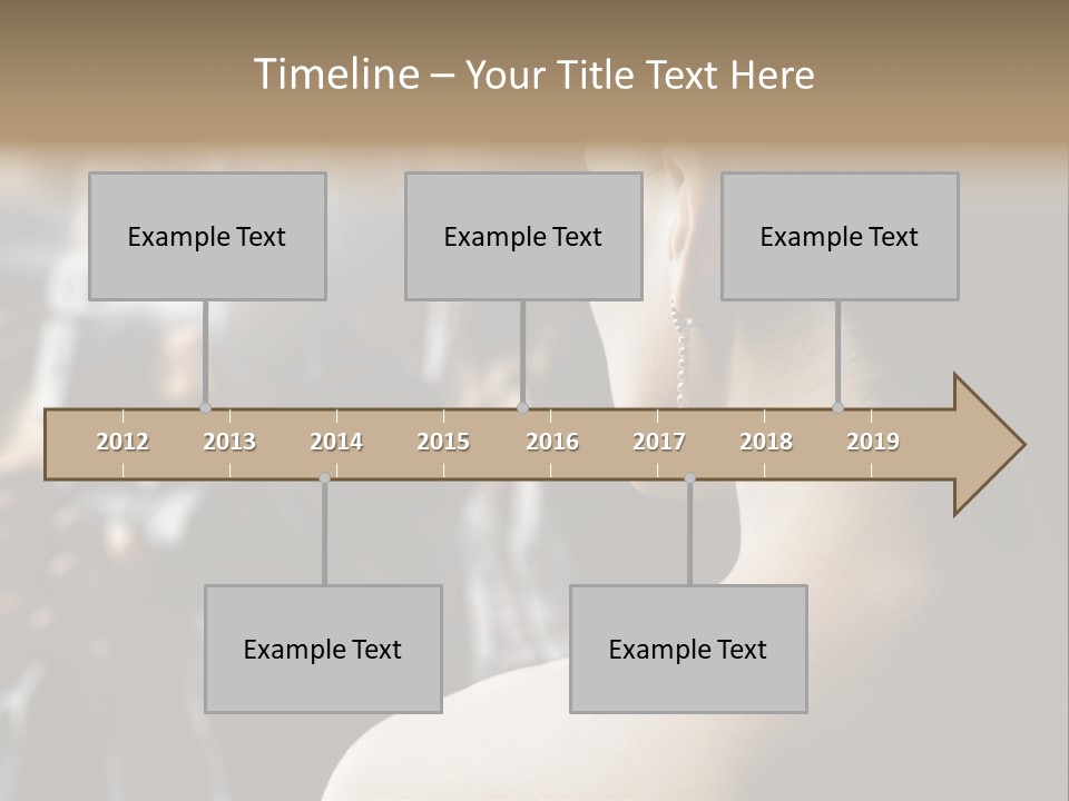 Actress Crowded Group PowerPoint Template