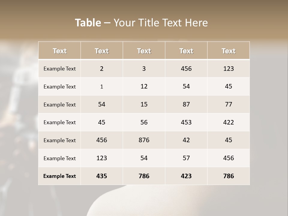 Actress Crowded Group PowerPoint Template