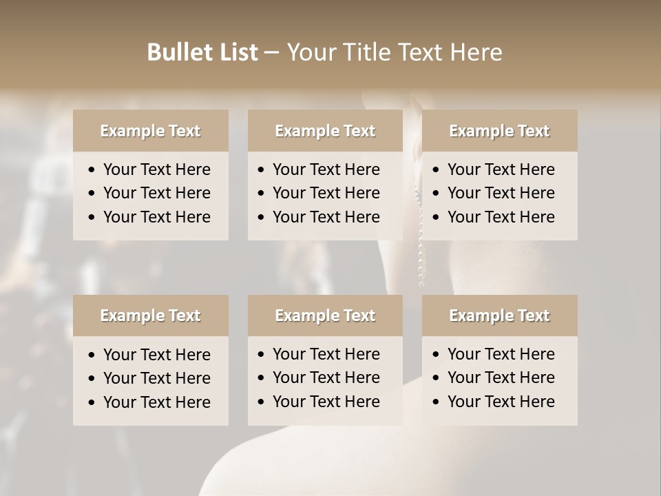 Actress Crowded Group PowerPoint Template