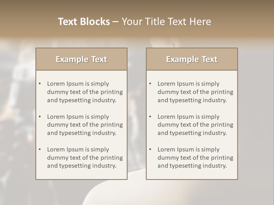 Actress Crowded Group PowerPoint Template