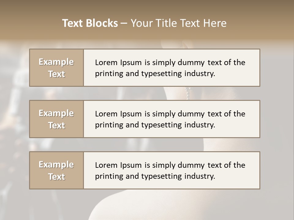 Actress Crowded Group PowerPoint Template