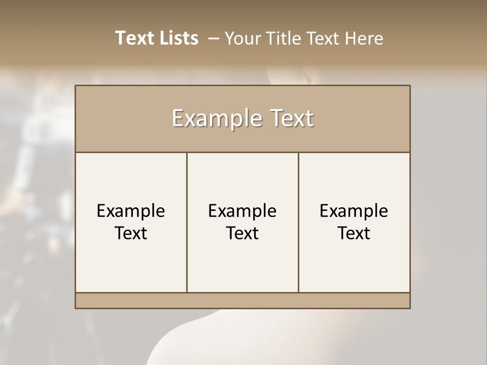 Actress Crowded Group PowerPoint Template