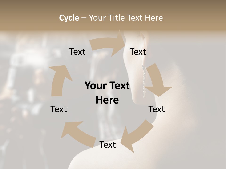 Actress Crowded Group PowerPoint Template