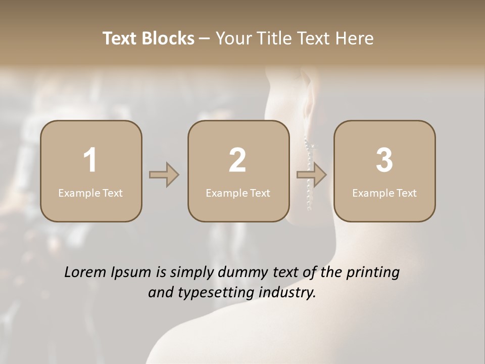 Actress Crowded Group PowerPoint Template