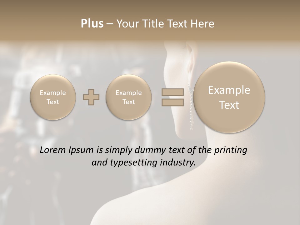 Actress Crowded Group PowerPoint Template