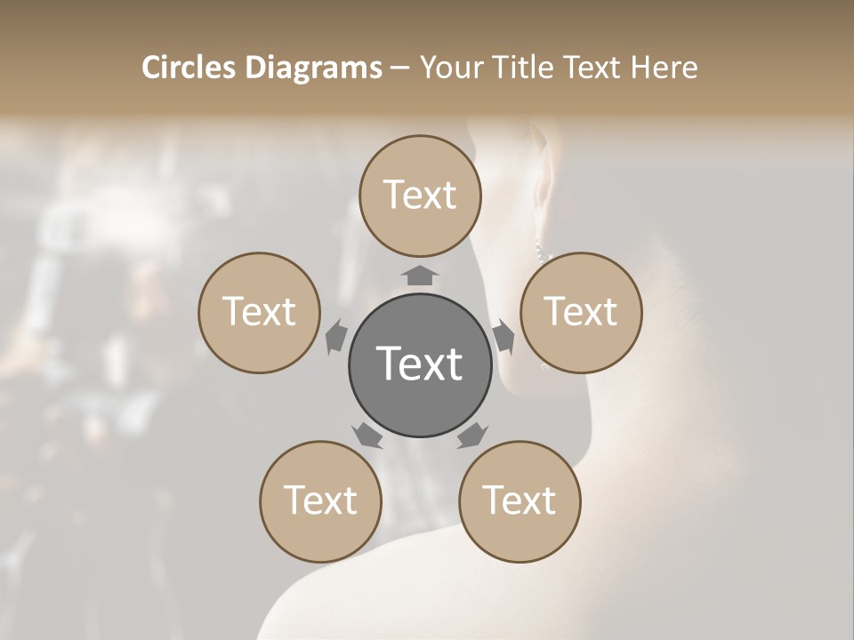 Actress Crowded Group PowerPoint Template