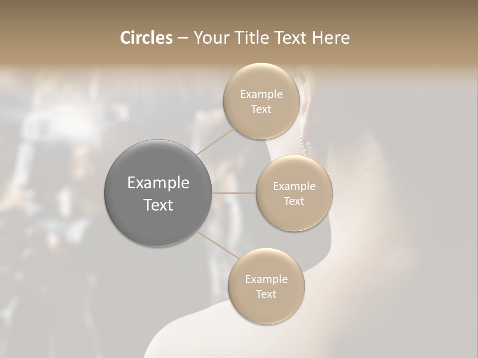 Actress Crowded Group PowerPoint Template