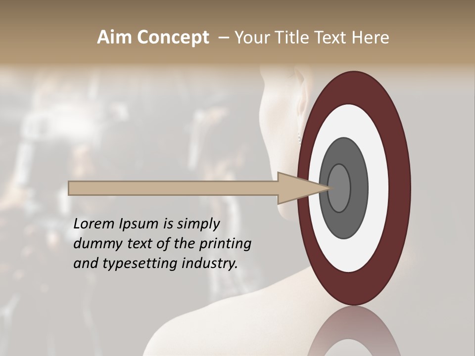 Actress Crowded Group PowerPoint Template