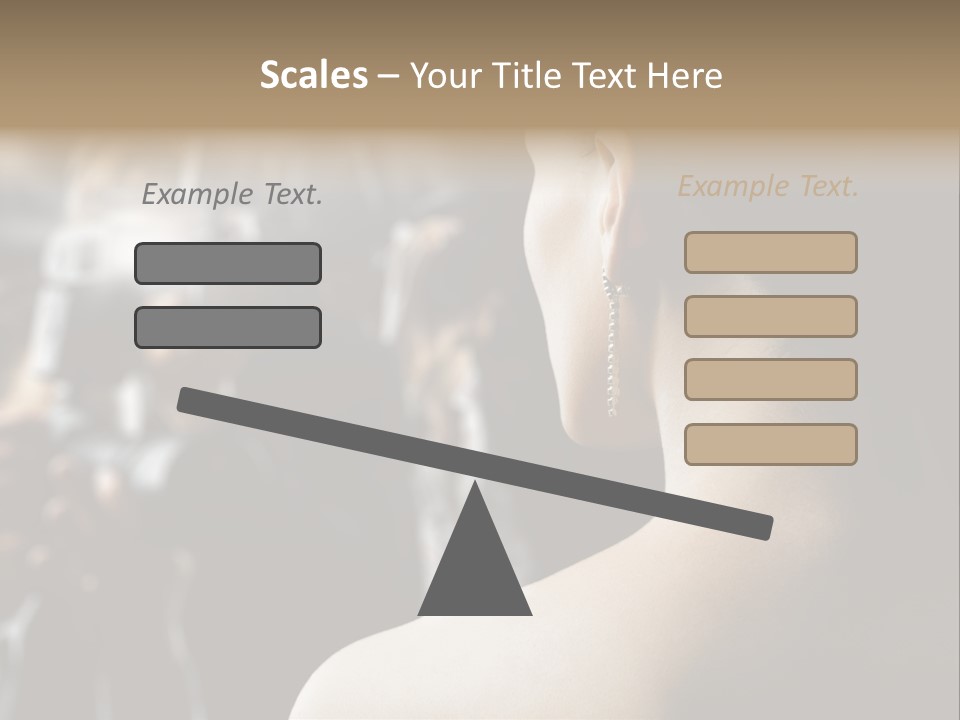 Actress Crowded Group PowerPoint Template