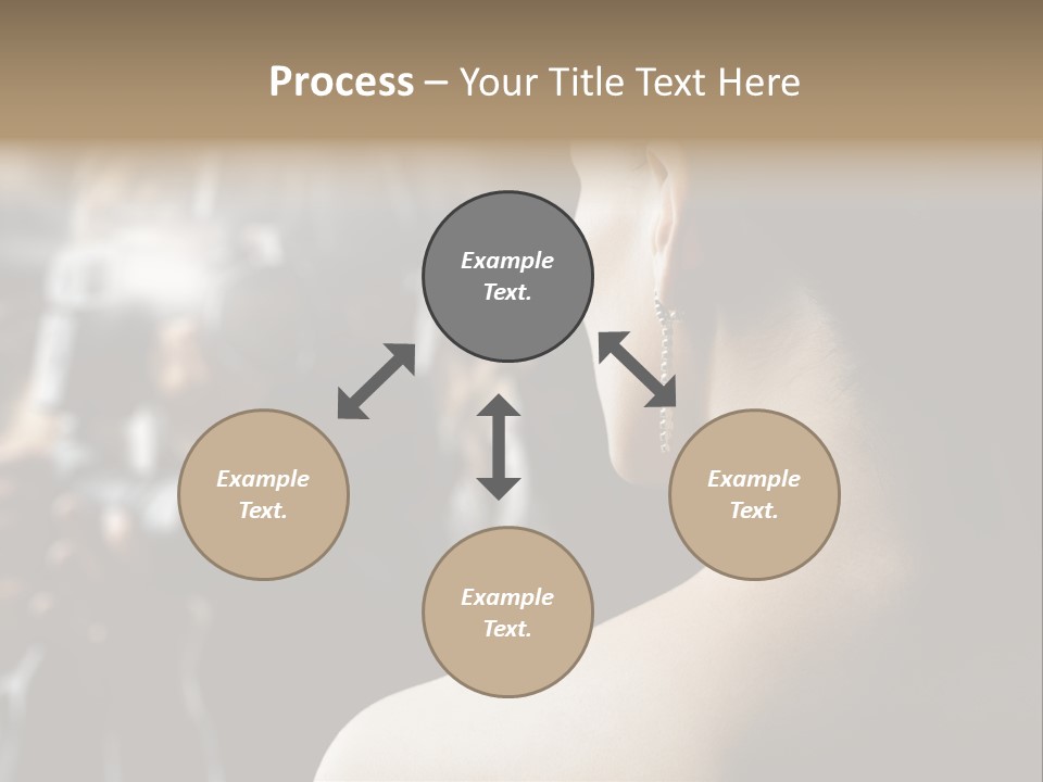 Actress Crowded Group PowerPoint Template