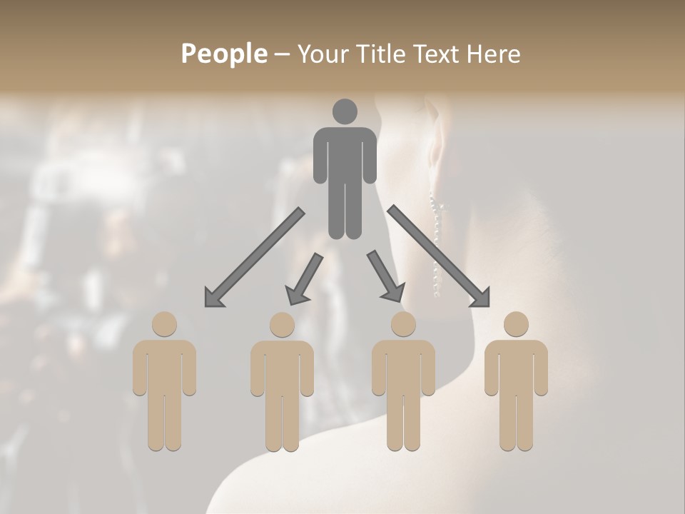 Actress Crowded Group PowerPoint Template