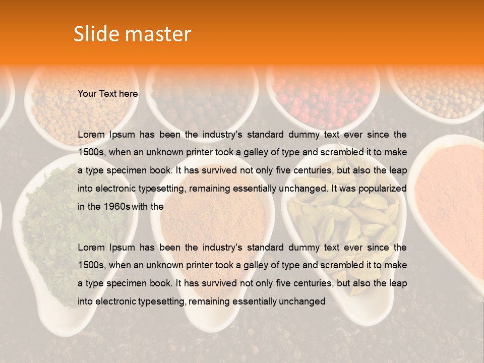 Vibrant Parsley Seasoning PowerPoint Template