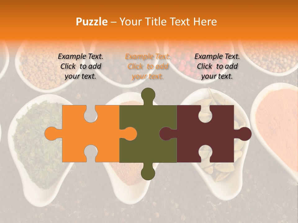 Vibrant Parsley Seasoning PowerPoint Template