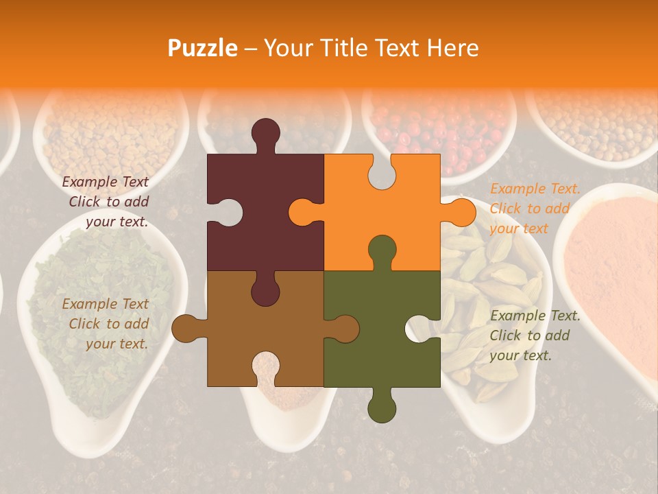 Vibrant Parsley Seasoning PowerPoint Template