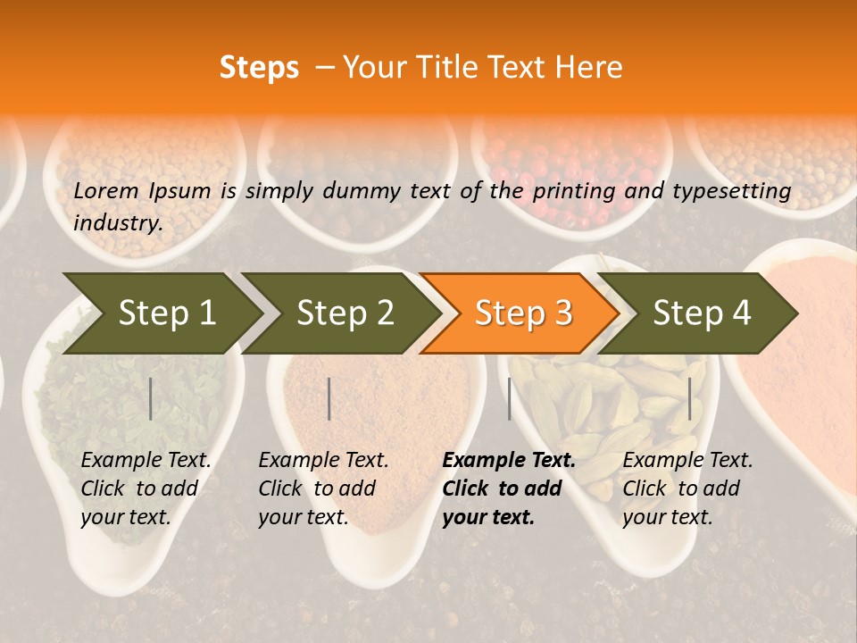 Vibrant Parsley Seasoning PowerPoint Template
