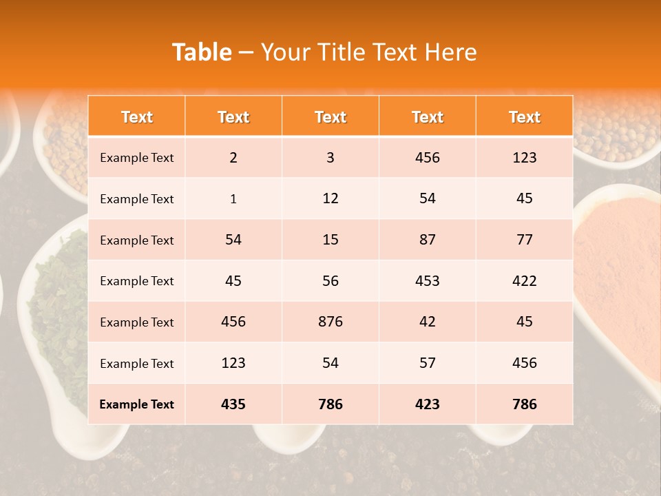 Vibrant Parsley Seasoning PowerPoint Template