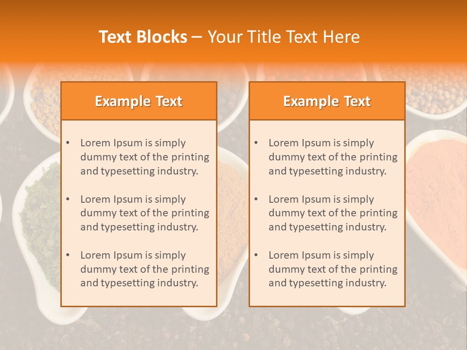 Vibrant Parsley Seasoning PowerPoint Template