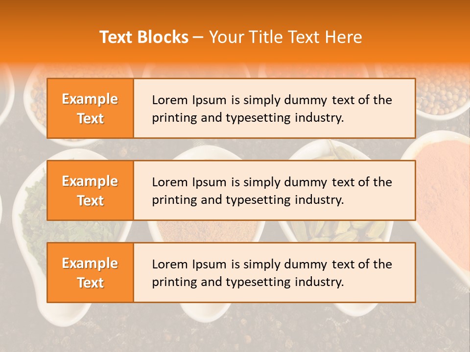 Vibrant Parsley Seasoning PowerPoint Template