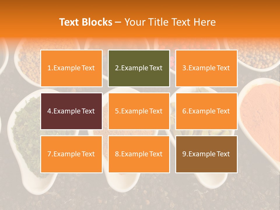 Vibrant Parsley Seasoning PowerPoint Template