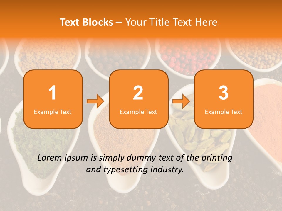 Vibrant Parsley Seasoning PowerPoint Template