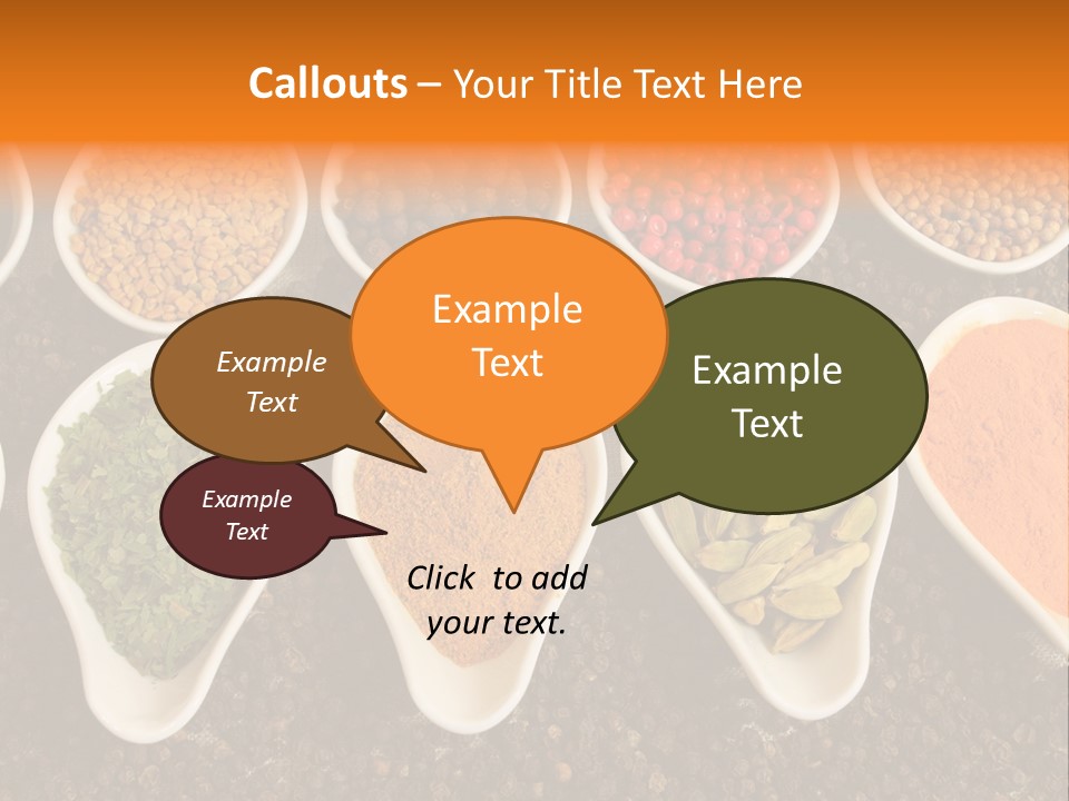 Vibrant Parsley Seasoning PowerPoint Template