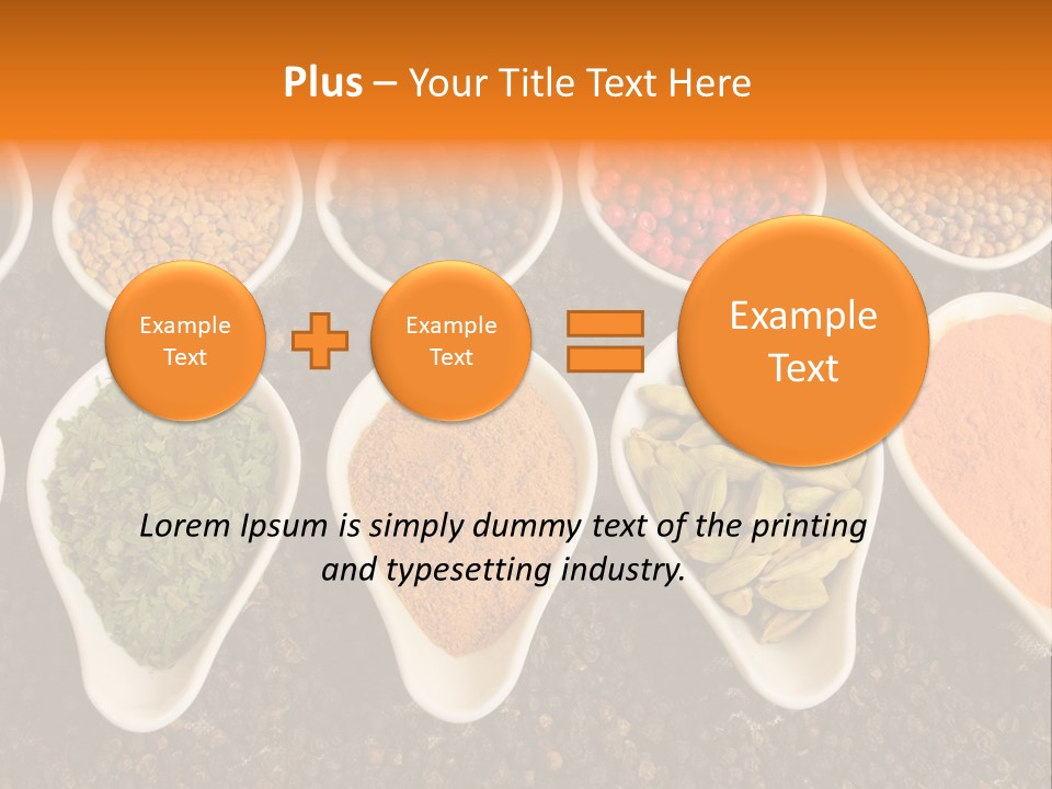 Vibrant Parsley Seasoning PowerPoint Template