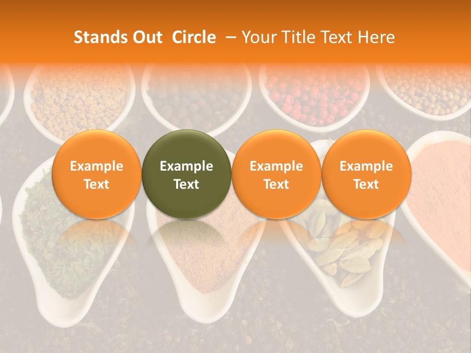 Vibrant Parsley Seasoning PowerPoint Template