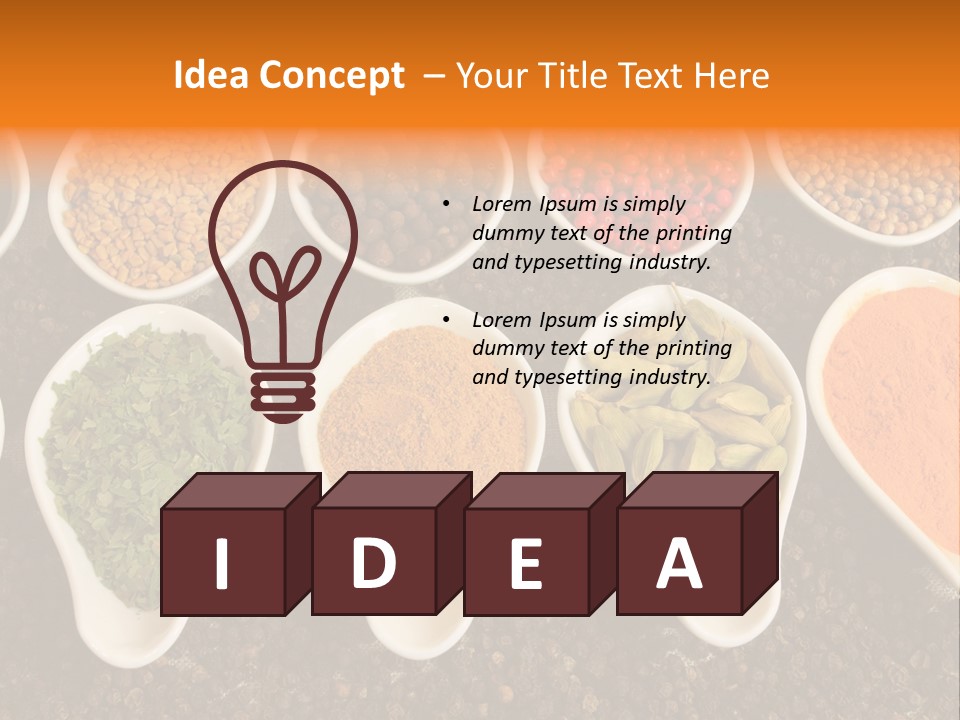 Vibrant Parsley Seasoning PowerPoint Template