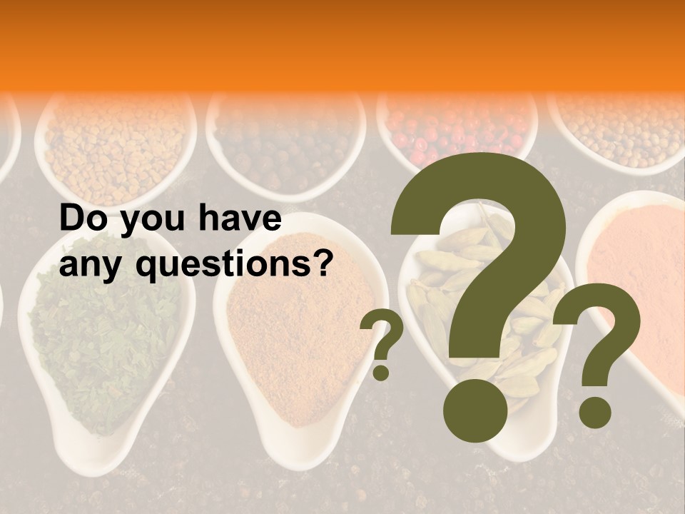 Vibrant Parsley Seasoning PowerPoint Template