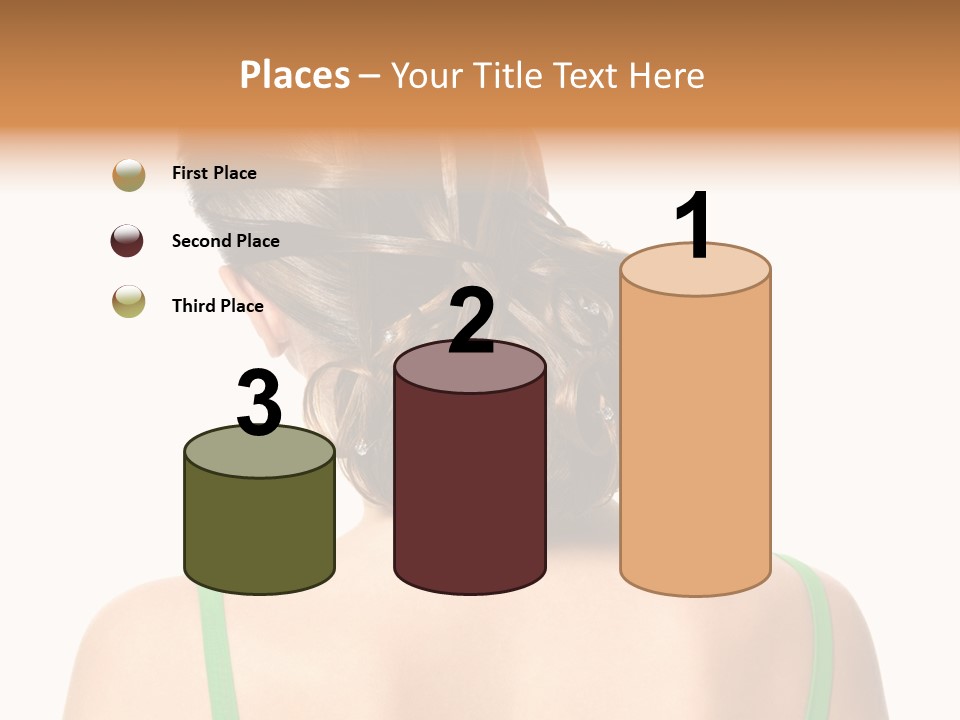 White Background Cool Curly PowerPoint Template